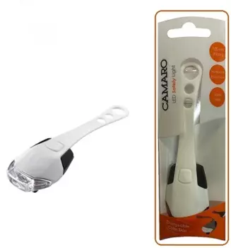 Фара велосипедная передняя GUEE CAMARO, 4 Super LED Ligh, водонепроницаемый, блистер, белый/черный, GU-SLA2-FA1-WH