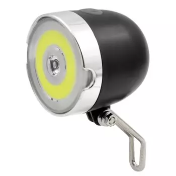 Фара велосипедная передняя на вилку JING YI, 20 чипов COB + 1супер-яркий LED, батарейки ААх2 в комплекте, JY-7111