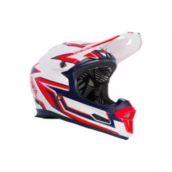 Велошлем O'Neal FURY RAPID, silver/red