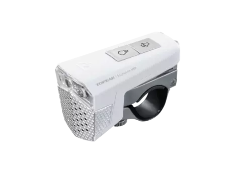 Фара велосипедная Topeak SoundLite USB, передняя, White, TMS076W