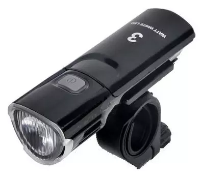 Фара велосипедная, Vinca Sport, CREE диод, 200lumens, 3 режима работы, с батарейками, черная,VL 226