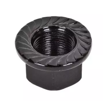 Фланцевая гайка ELVEDES 3/8 x 24T, изготовлен с помощью технологии GST (эко-покрытие, которое защищает от ржавчины)