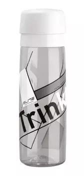 Фляга Elite Trinka, 0.7 л, тритан, серый, белый рисунок, EL0161007