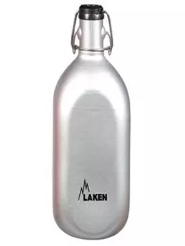 Фляга Laken Cuadrada 91 presure cap, 1л, серебрянный