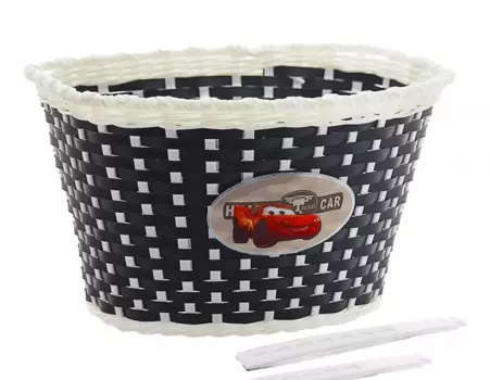 Велокорзина M-Wave, детская, на руль, чёрная, 00-170437