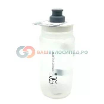 Фляга велосипедная Elite FLY, 550 мл, прозрачный, EL0160441
