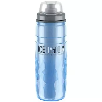 Фляга велосипедная ELITE Fly ICE, 500 мл, термо, синий, EL0160801