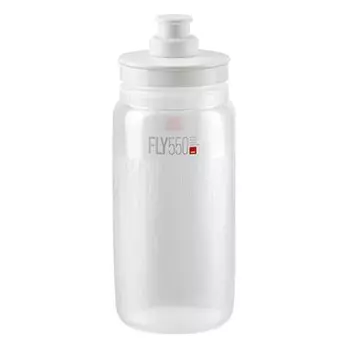 Фляга велосипедная Elite Fly TEX, 550 мл, белая, 1604885