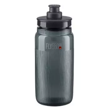 Фляга велосипедная Elite Fly TEX, 550 мл, темно серый, 16041116