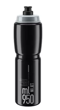 Фляга велосипедная ELITE JET, 950 мл, черный, EL0190902