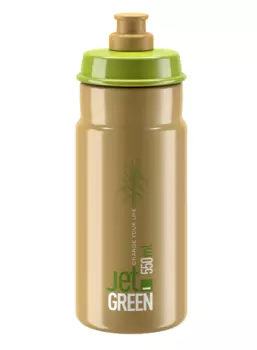 Фляга велосипедная ELITE JET GREEN, 550 мл, коричневый, EL0201002