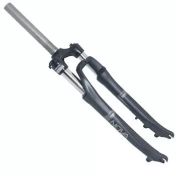 Вилка велосипедная RST NOVA, ход 60 мм, шток 28.6X 208 мм, безрезьбовая, матовая серая, 22311