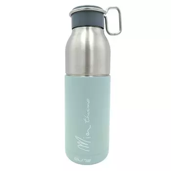 Фляга велосипедная Elite MIA Termo, 550 мл, нержавеющая сталь, термо, вакуумная изоляция, зеленый, EL0200202