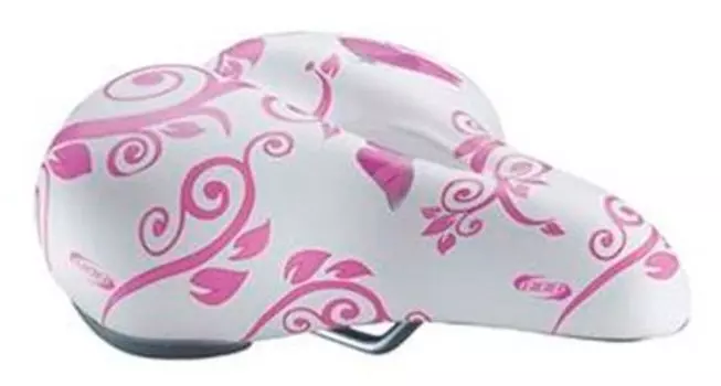 Седло велосипедное BBB saddle GraphicShape natomic B.FLY Pink, розово-белое, BSD-49_B.FLY Pink