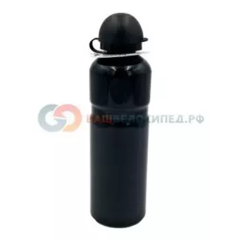 Фляга велосипедная M-Wave, алюминий, 0,75л, черная, 5-340291