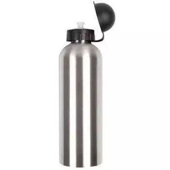 Фляга велосипедная M-WAVE, нержавеющая сталь, 0,75 л, с крышкой, серебряная, 5-340250
