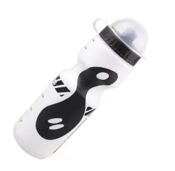 Фляга велосипедная, полимер, 650 мл, с защитной крышкой, белый, FWDRDBT0102