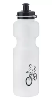 Фляга велосипедная V-GRIP, 500 мл, пластик, белый, 8033