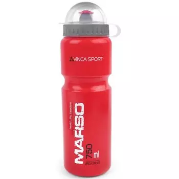 Фляга велосипедная Vinca sport, с защитой от пыли, 750 мл, красный, VSB 21 marso