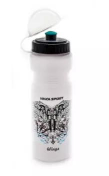 Фляга велосипедная Vinca Sport с защитой от пыли 750мл, черная, индивидуальная упаковка, VSB 21 rock