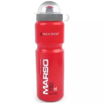 Фляга велосипедная Vinca sport, с защитой от пыли, 750 мл, красный, VSB 21 marso