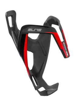 Флягодержатель ELITE Vico, карбон, красный рисунок, EL0156151