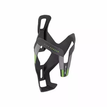 Флягодержатель Elite Vico, карбон, зеленый матовый рисунок, EL0156115