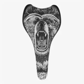 Седло велосипедное SDG Radar Alloy, The "OSO" Sublimated Bear Design, 01514DS