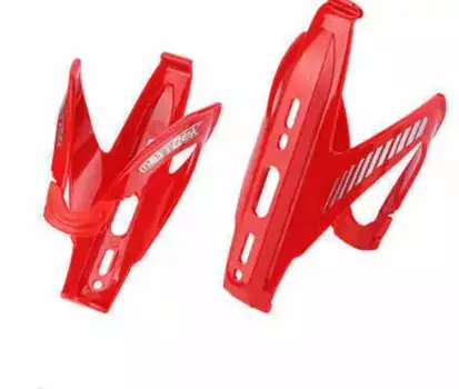 Флягодержатель "MatTook", пластик, с резиновым ограничителем, на блистере, красный, FWDBTC-167