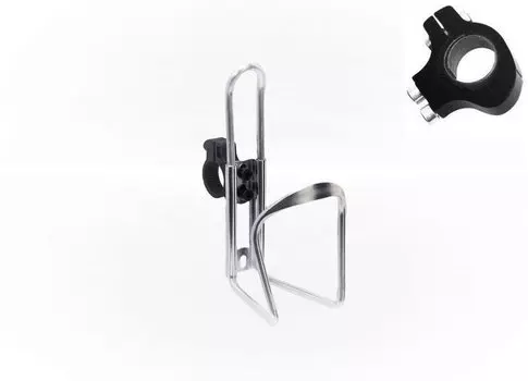 Флягодержатель универсальный Forward, алюминиевый, со съемным креплением на руль, серебристый, FWD3234087-17-6