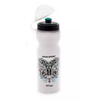 Фляга велосипедная Vinca Sport с защитой от пыли 750мл, черная, индивидуальная упаковка, VSB 21 rock
