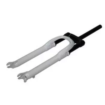 Вилка велосипедная EASING, 26", 1", резьбовая, пружина, сталь, 2,55 кг, белый, ES 225-2 26"1"резьба,белая