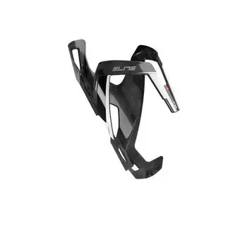 Флягодержатель велосипедный Elite Vico Carbon, чёрный/ белый, 0156150
