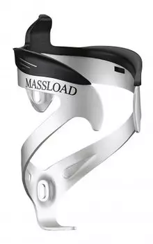 Флягодержатель велосипедный MASSLOAD, алюминий/пластик, вес 57 г, серебристый, CL-068L