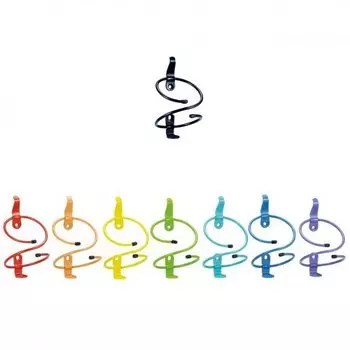 Флягодержатель велосипедный NUVO, алюминий, S-образный, 42 г, чёрный, n+1-BC149A-R14