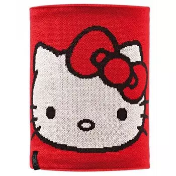 Шарф детский BUFF NECKWARMER Knitted&Polar Fleece HELLO KITTY CHILD SCARLETKITTY/GREY VIGORE, 2014-2015