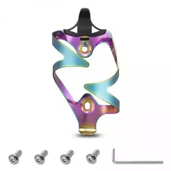 Флягодержатель велосипедный Rockbros, алюминиевый сплав, радужный, 2017-11AC