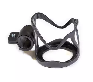 Флягодержатель велосипедный TRIX, пластик, на руль, черный, CSC-032S-BLACK