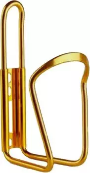 Флягодержатель велосипедный Vinca sport, алюминиевый, без крепежа, золотистый, HC 10A gold