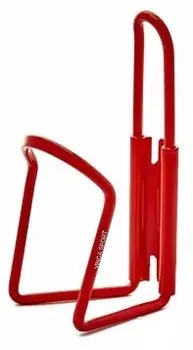 Флягодержатель велосипедный Vinca Sport, алюминий, без крепежа, без упаковки, красный, HC 10 red
