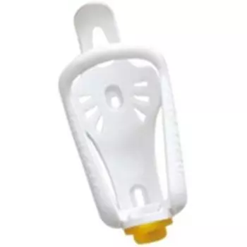 Флягодержатель велосипедный Vinca Sport, пластик, регулируемый, белый, HC 16 white