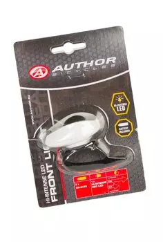 Фонарь AUTHOR "брелок" передний 2 диода повыш. ярк./2 ф. A-SPARK W белый с батар. 8-12009132