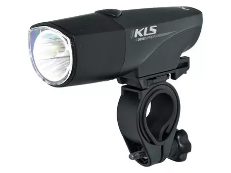 Фонарь диодный KELLYS REVOLT, передний, диод на 1Вт, 2 режима,батарейки в комплекте, черный, Headlight KLS REVOLT, black