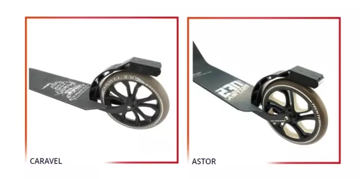 Фонарь для самоката TechTeam Astor/Caravel, задний, NN002707