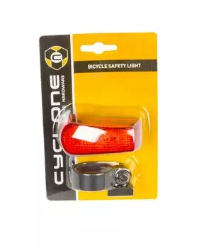Фонарь для велосипеда CYCLONE задний 3 диода/3 функции красный