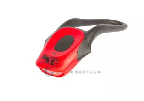 Фонарь M-WAVE "брелок" задний COBRA 1 диод/2 функции красный 220583