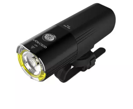 Фонарь передний GACIRON V9S-1000, 1000lm ,диод, 4 режима, Li-аккумулятор, USB, алюминий. черный, 120гр, V9S-1000