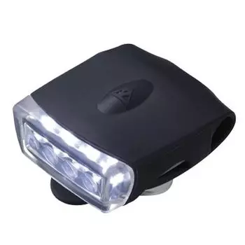 Фонарь передний TOPEAK WhiteLite DX USB, Safety Light, чёрный, белый свет, TMS040B