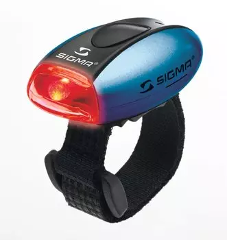 Фонарь SIGMA MICRO, свет красный, корпус синий, 17232