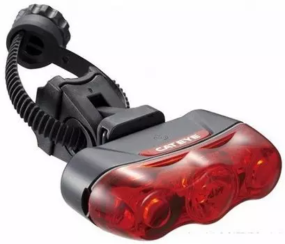 Фонарь велосипедный Cat Eye TL-LD630-R, задний, 3 светодиода, CE5446301